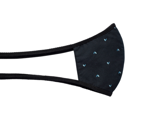 XWASTED navy pattern recycled facemask