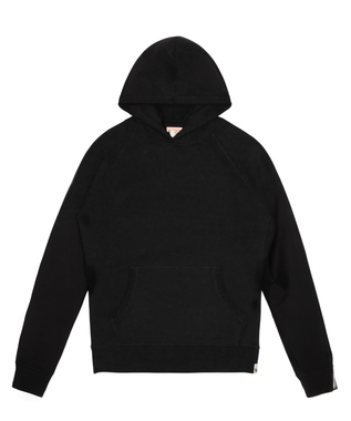 XWASTED black 100% organic recycled hoodie