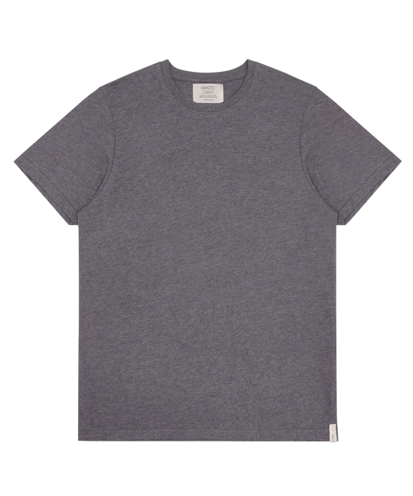 XWASTED faded grey organic 100% recycled t-shirt 