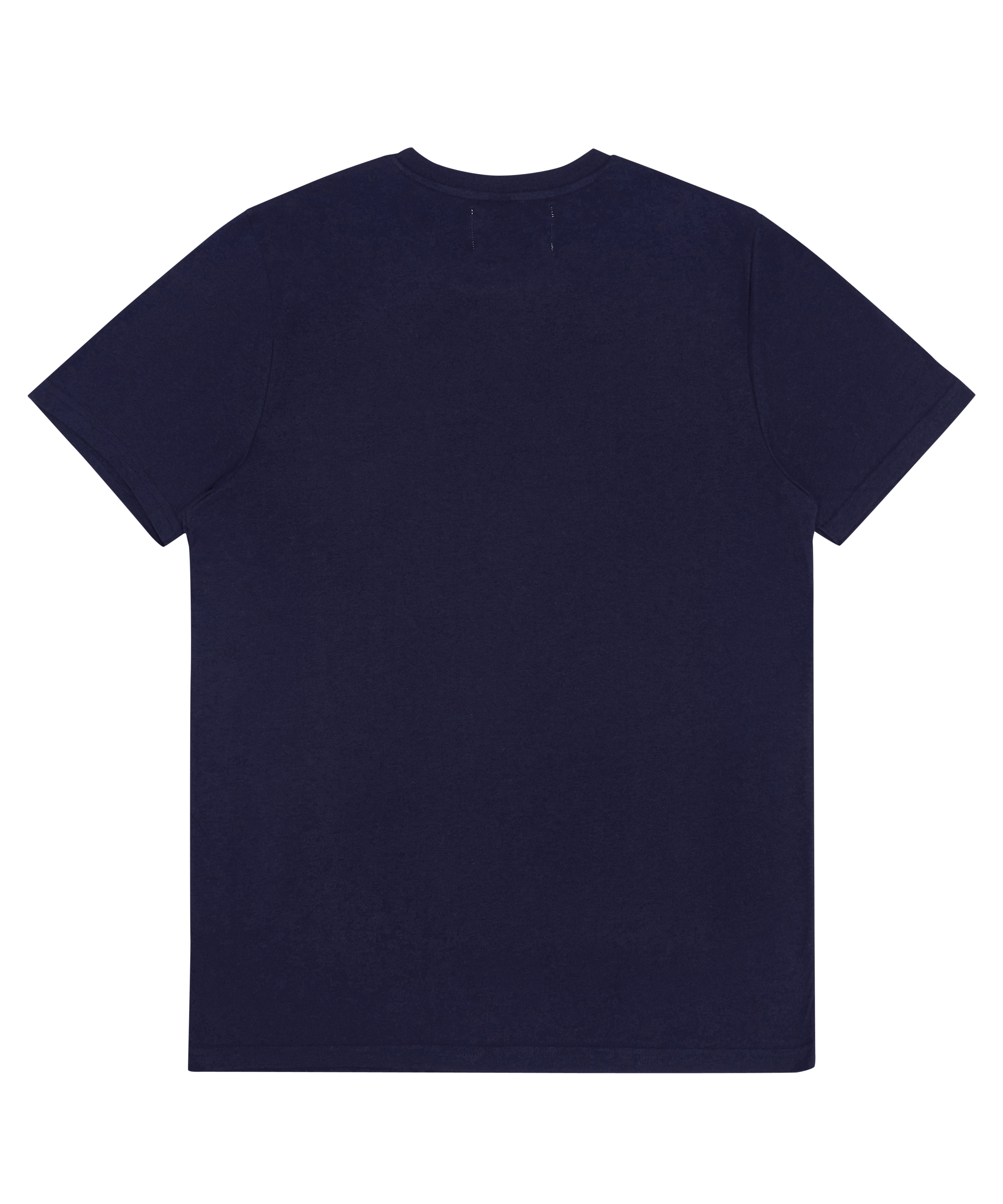 XWASTED Back of pure navy organic 100% recycled t-shirt 